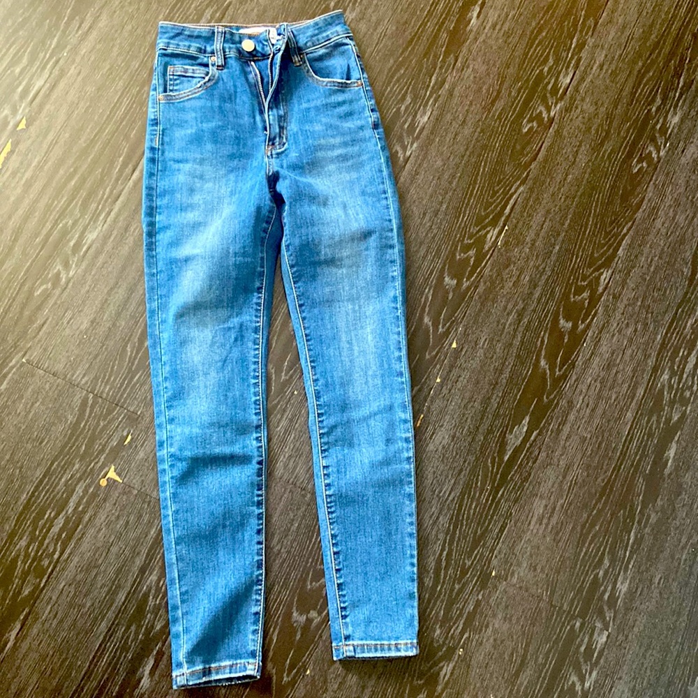 Cotton on high copped skinny jeans